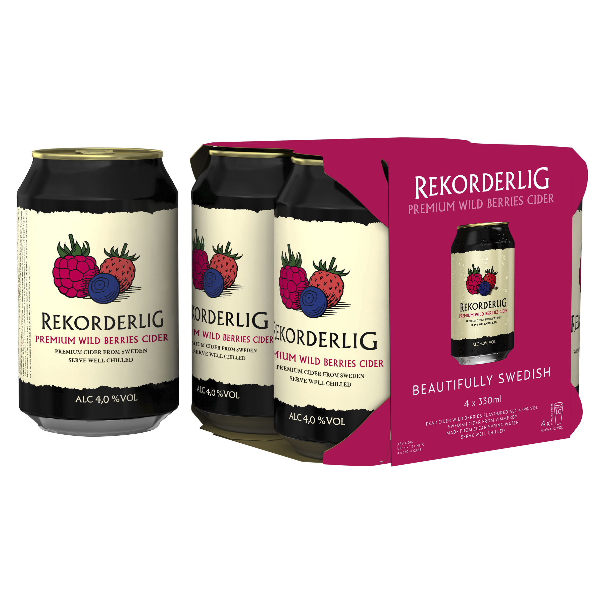 REKORDERLIG WILD BERRY CAN Value Cellars