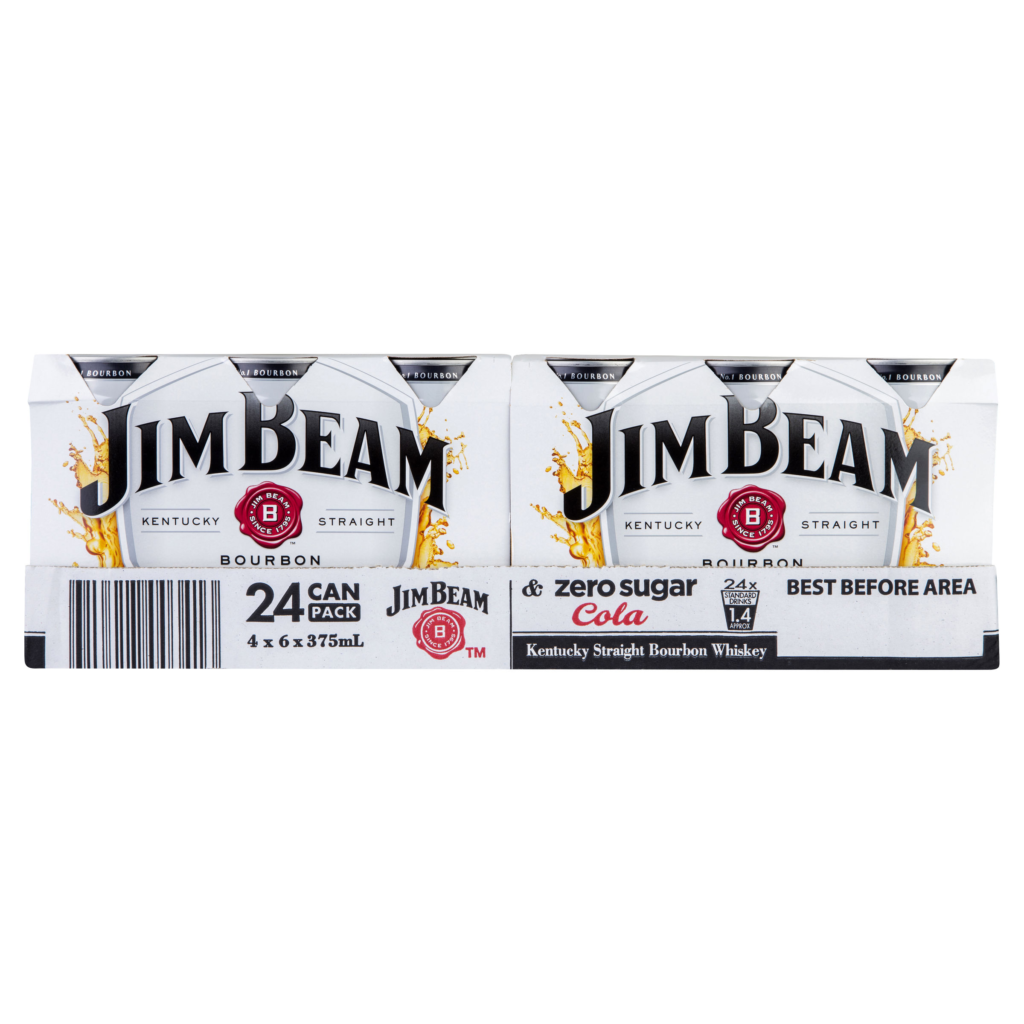 JIM BEAM WHITE & ZERO SUGAR COLA Value Cellars