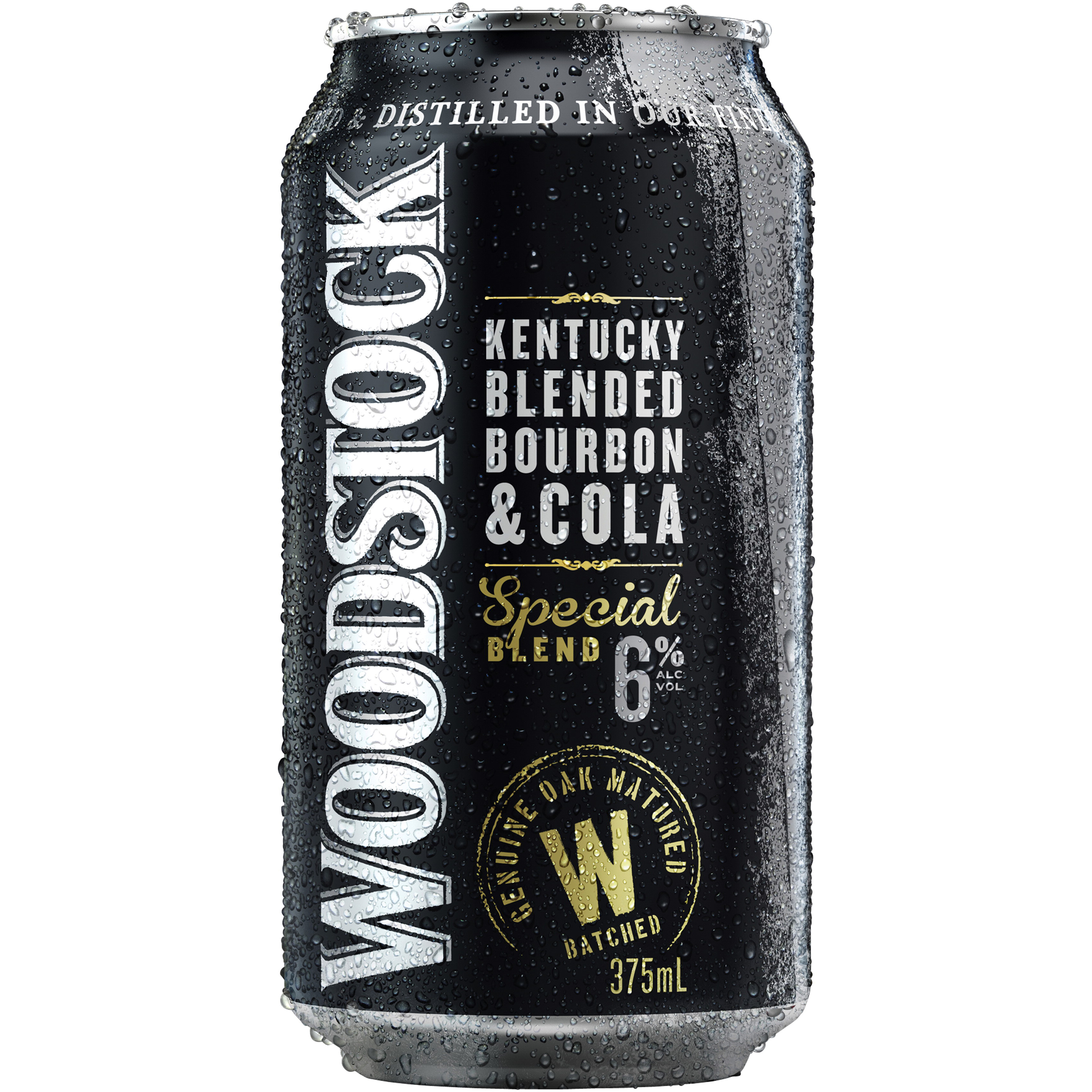WOODSTOCK BLENDED BOURBON & COLA