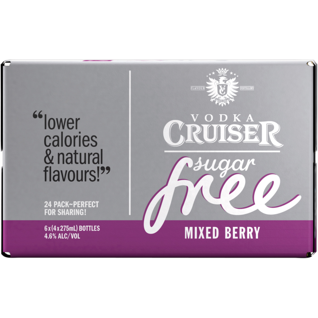 VODKA CRUISER SUGAR FREE MIXED BERRY Value Cellars