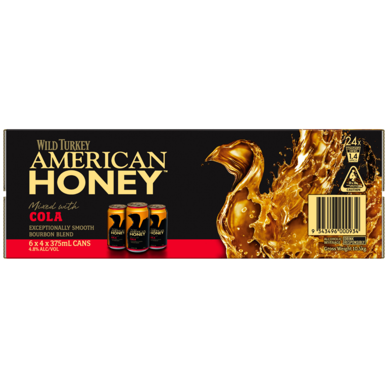 WILD TURKEY AMERICAN HONEY LIQUEUR & COLA CANS - Value Cellars