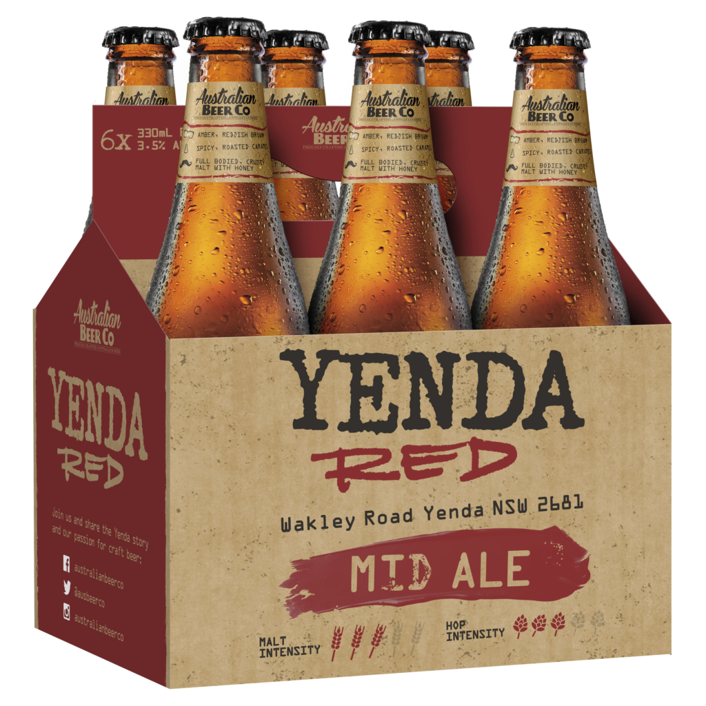 AUSTRALIAN BEER COMPANY YENDA RED MID Value Cellars