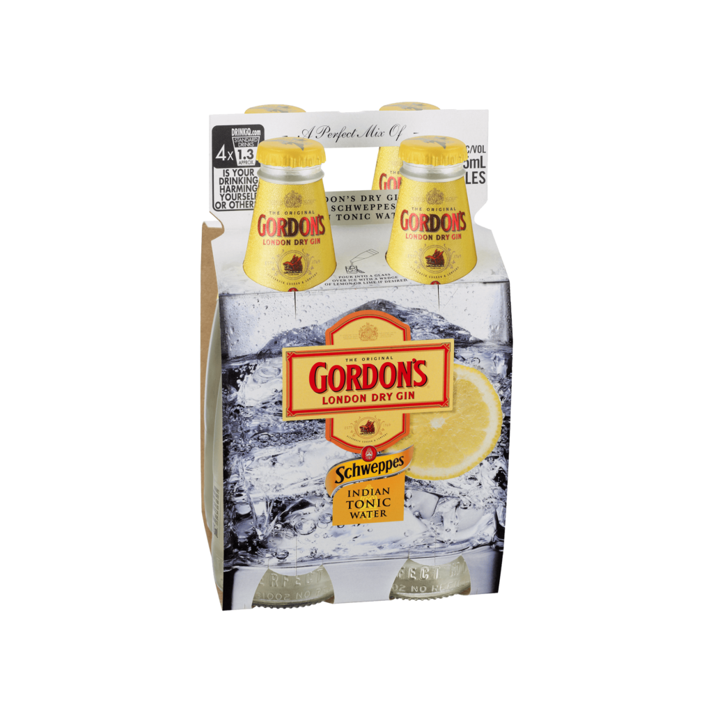 GORDONS GIN &TONIC BOTTLE Value Cellars