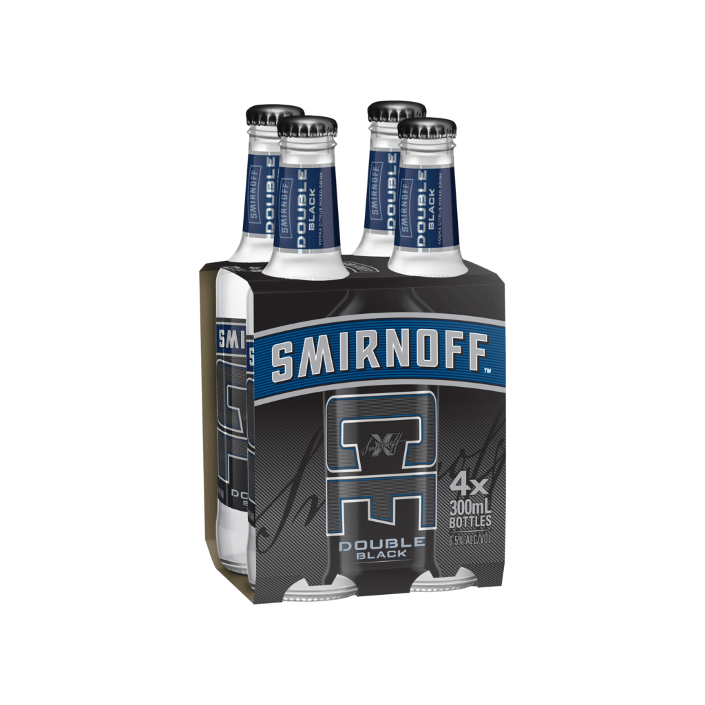 Smirnoff Double Black Bottle