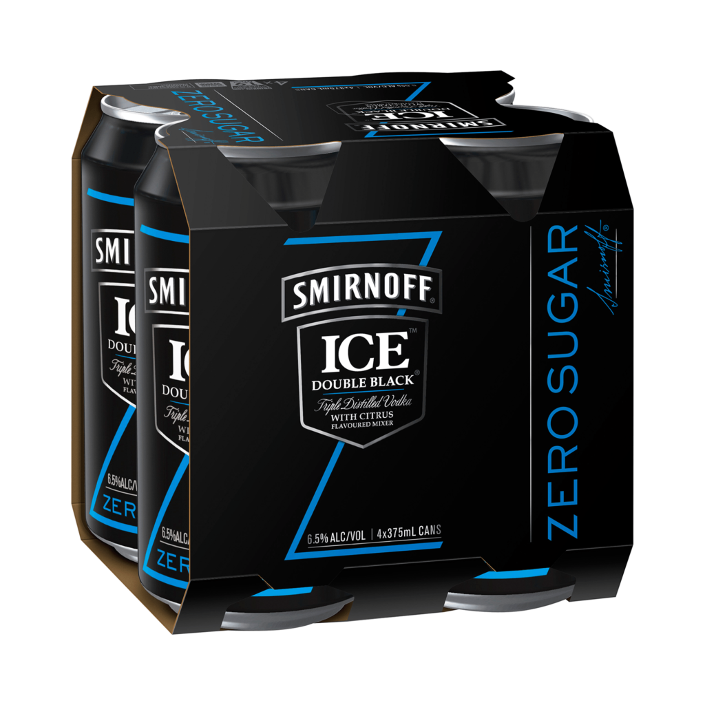 SMIRNOFF ICE DOUBLE BLACK ZERO SUGAR - Value Cellars