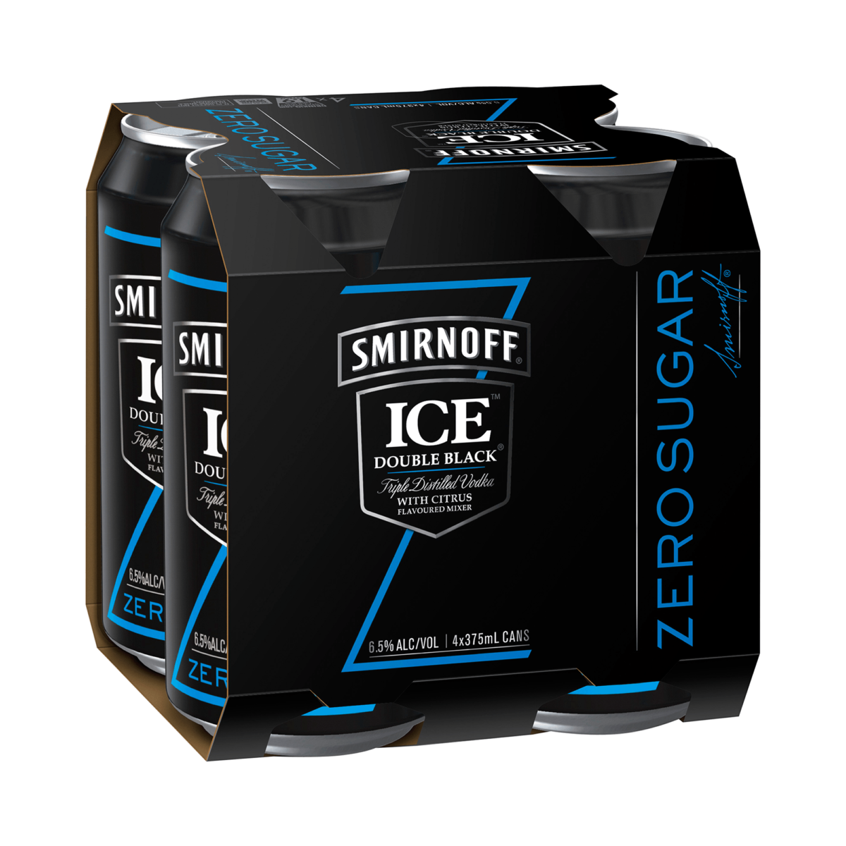 SMIRNOFF ICE DOUBLE BLACK ZERO SUGAR Value Cellars