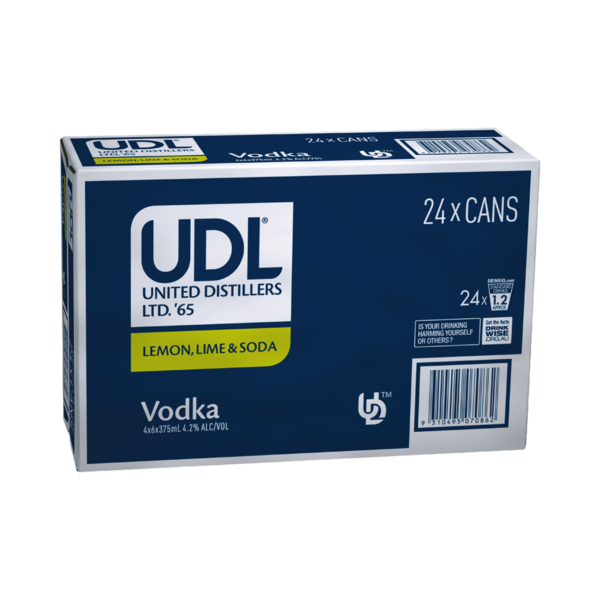 UDL VODKA LEMON LIME & SODA Value Cellars
