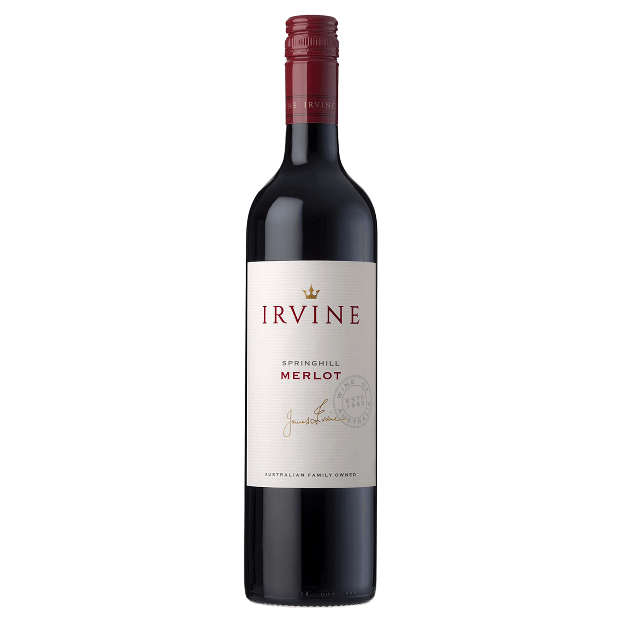 IRVINE SPRINGHILL MERLOT - Value Cellars