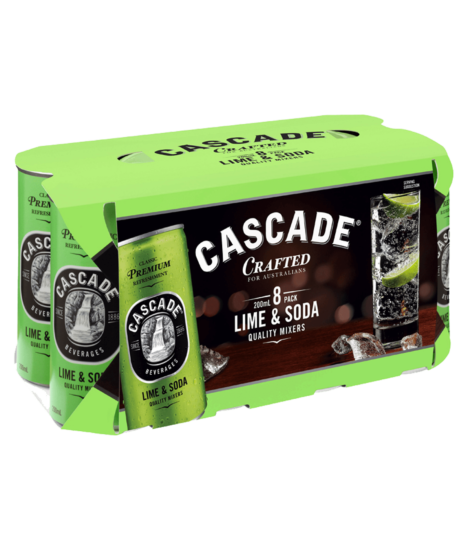 CASCADE LIME & SODA CANS 3X8PK