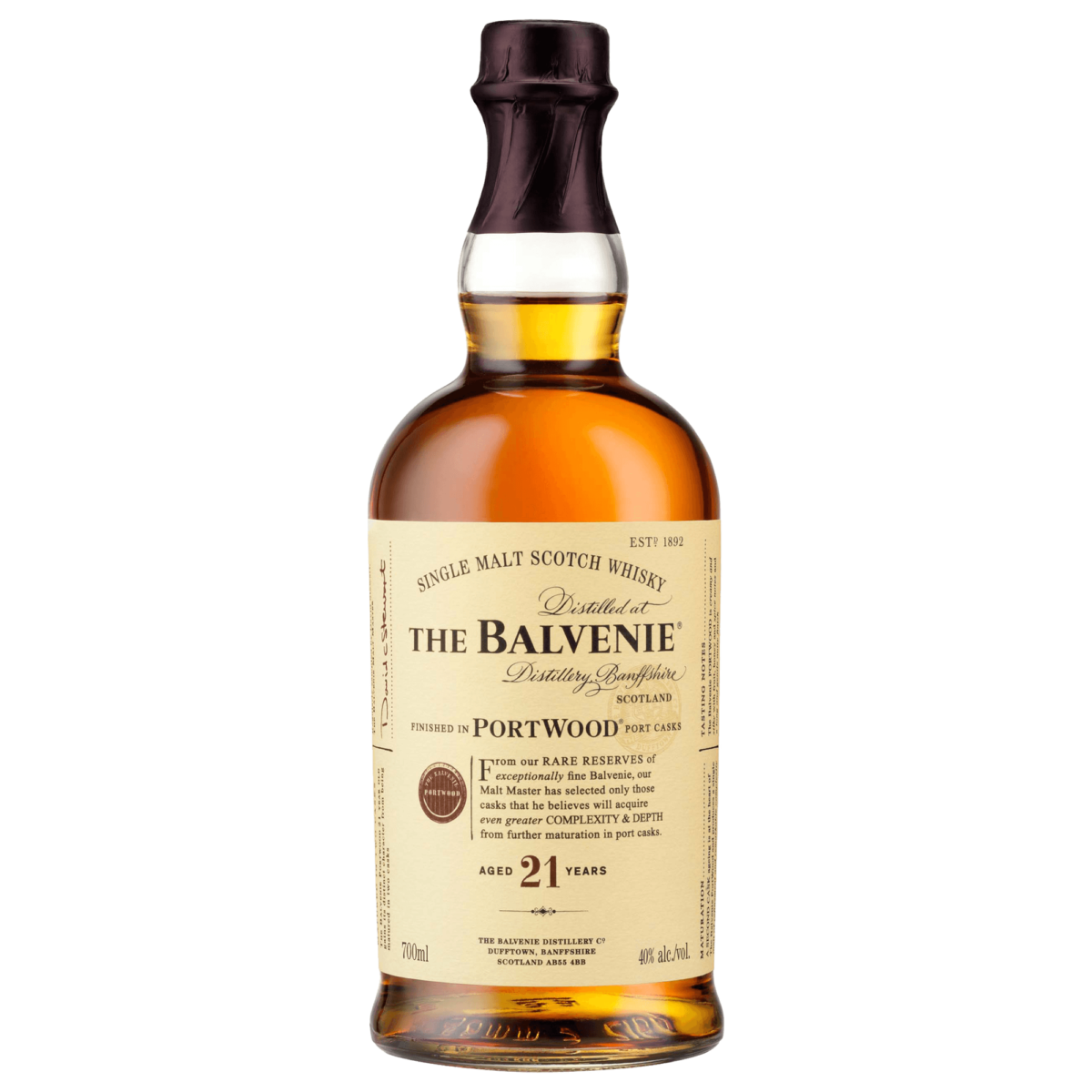 BALVENIE PORTWOOD 21YEAR OLD SCOTCH WHISKY Value Cellars